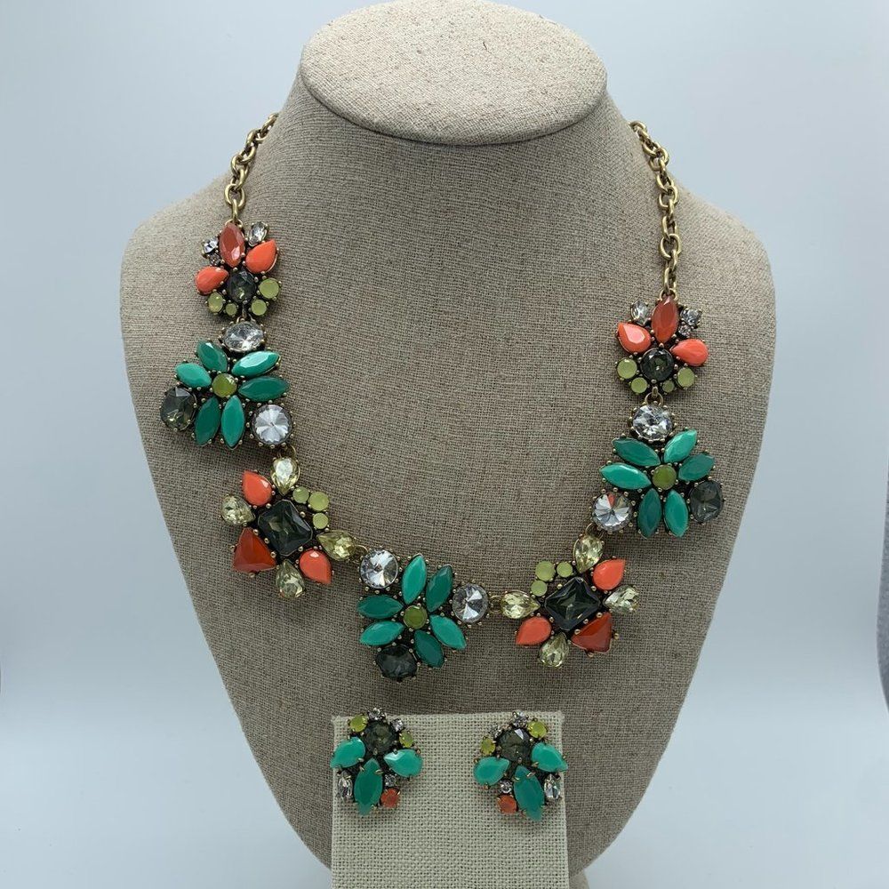 Stella & Dot - Set of 2! Elodie Necklace & Naomi Cluster Earrings
